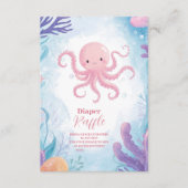 Schattige onder het Zee Diapper Raffle Informatiekaartje (Voorkant)