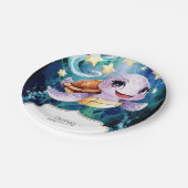 Schattige Onder het Zee Kinderen Schildpad Verjaar Papieren Bordje (Gekanteld)