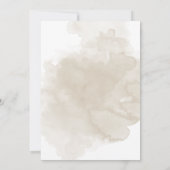 Schattige onder het Zee Luier Raffle Ticket Invita Kaart (Achterkant)