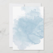 Schattige onder het Zee Luier Raffle Ticket Invita Kaart (Achterkant)