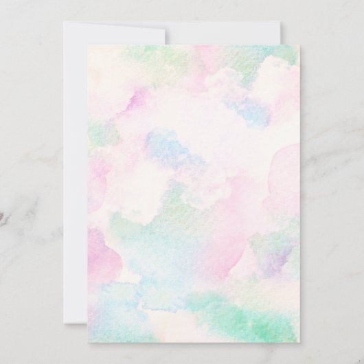 Schattige Onder het Zee Luier Raffle Ticket Kaart (Achterkant)