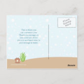 Schattige onder het Zee meisjes dank je kaart (Achterkant)