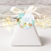 Schattige onder het Zee Ocean Animals Party voor L Bedankjes Labels