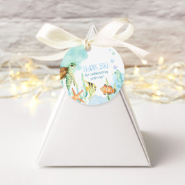 Schattige onder het Zee Ocean Animals Party voor L Bedankjes Labels