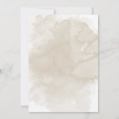 Schattige Onder het Zee Waterverf Baby shower (Achterkant)