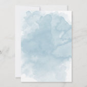 Schattige Onder het Zee Waterverf Baby shower Uitn (Achterkant)