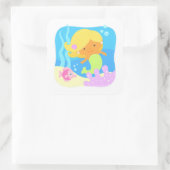 Schattige Onder het Zee Zeemeermin Sticker (Tas)