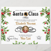 Schattige ondeugend mooi lijst officieel fotocerti (Voorkant)