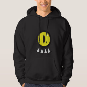 Schattige One Eye Monster Face Mannen Hoodie