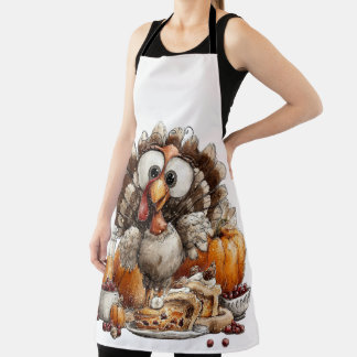 SCHATTIGE ONGEREGELDE HERFST THANKSGIVING KALKOEN SCHORT