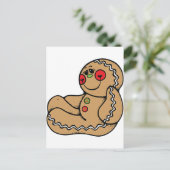 schattige ontbijtman briefkaart (Staand voorkant)