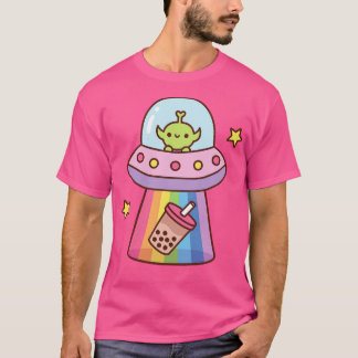 Schattige ontvoert Bubble Tea Funny T-shirt