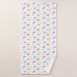 Schattige ontwerp van het voertuig badhanddoek