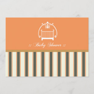 Schattige Ontwerper Baby shower Uitnodiging : 13