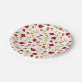 Schattige onze kleine lieveheersbeestje verjaardag papieren bordje (Gekanteld)