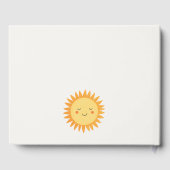 Schattige Onze Kleine Sunshine Boho Sun Baby showe Gastenboek (Achterkant)