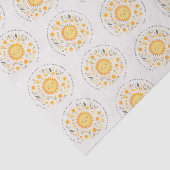 Schattige Onze Kleine Sunshine Boho Sun Baby showe Tissuepapier (Detail)
