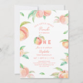 Schattige Onze kleine zoete perzik is een verjaard Kaart (Voorkant)