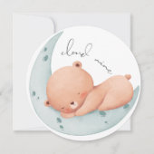Schattige op Cloud 9 Baby shower Kaart (Voorkant)