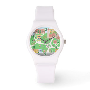Schattige op de universiteitscampus horloge