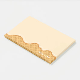 Schattige op maat gemaakt ijs Vanille Post-it® Notes