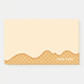 Schattige op maat gemaakt ijs Vanille Post-it® Notes (Voorkant)