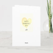 Schattige opa-dag voor Vaderdag Kaart (Achterkant)
