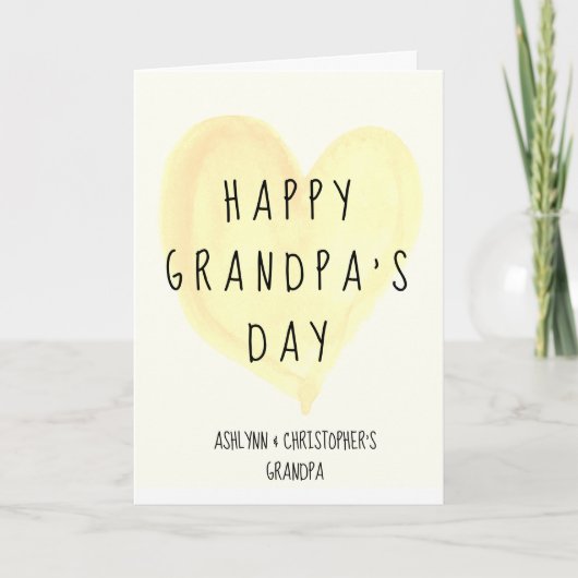 Schattige opa-dag voor Vaderdag Kaart (Voorkant)