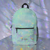 Schattige opaal iriserend monogram Kind Bedrukte Rugzak