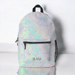 Schattige opaal iriserend monogram Kind Bedrukte Rugzak<br><div class="desc">Verlicht de dag van uw kind met de Schattigee Opal Iridescent Monogram Kind rugzak. Met een magisch opaal iriserend ontwerp is deze charmante rugzak aanpasbaar met de initialen van uw kind voor een persoonlijk tintje. Gemaakt van hoogwaardige, duurzame materialen, het biedt ruime compartimenten, stevige ritsen en handige zijzakken voor extra...</div>