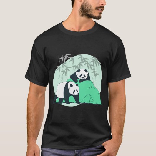 schattige opgevulde dieren Panda T-shirt (Voorkant)