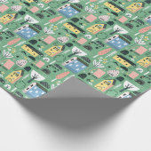 schattige opwarmpartij cadeaupapier (Hoek)