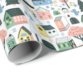 schattige opwarmpartij cadeaupapier (Rol Hoek)