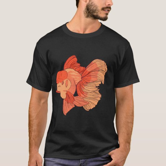 Schattige Oranda Goudvis T-shirt (Voorkant)