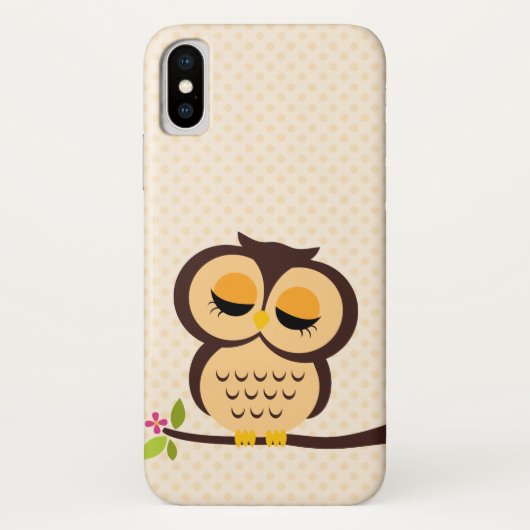 Schattige Oranje boomkor Case-Mate iPhone Case (Achterkant)