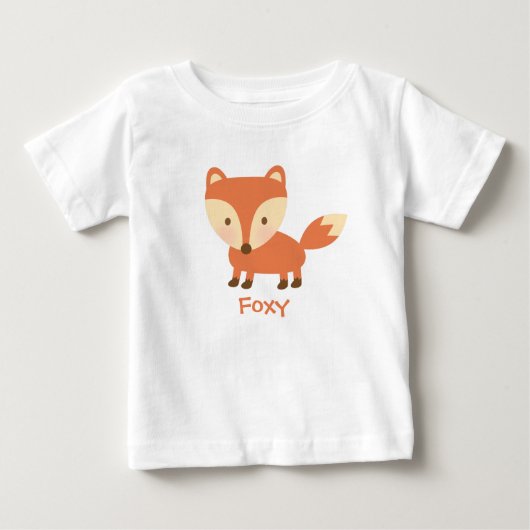 Schattige Oranje Bosvos voor Baby's (Voorkant)