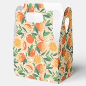 schattige oranje citrusvruchtenpartij bedankdoosjes (Geopend)