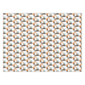 Schattige oranje graafmachine graafmachine cartoon tafelkleed (Voorkant (Horizontaal))