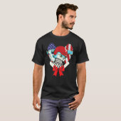 Schattige Oranje Kat Kitten T-shirt (Voorkant volledig)