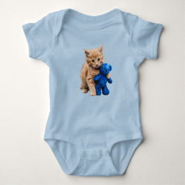 Schattige Oranje Kat Teddybeer Romper