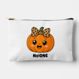 Schattige Oranje Kleine Pompoen Halloween Aangepas Etui