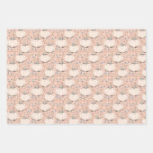 Schattige Oranje pompoen Halloween Baby shower Inpakpapier Vel (Voorkant 3)