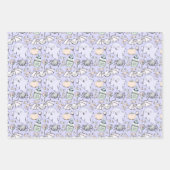 Schattige Oranje pompoen Halloween Baby shower Inpakpapier Vel (Voorkant)