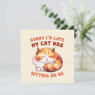 Schattige Oranje Tabby Cat- Sorry dat ik te laat b