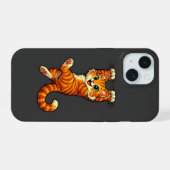 Schattige oranje tabby kat iPhone 15 case (Achterkant horizontaal)