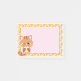 Schattige Oranje Tabby Tiger Kitten Post-it® Notes