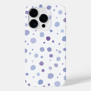Schattige organische penseelstreek punt kunstwerk Case-Mate iPhone 14 pro hoesje