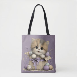 SCHATTIGE ORIGINEL PASEN THEMA KITTENS TOTE BAG