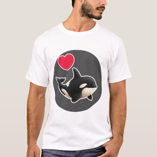 Schattige Orka T-shirt (Voorkant)