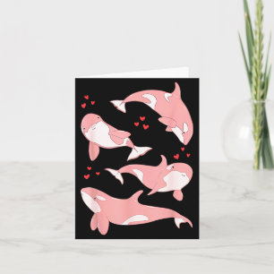 Schattige Orka Wal Mariene Bioloog Zee Dieren Vale Kaart